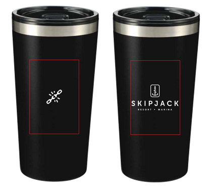 C.O. - Skipjack Black Stainless Steel 16oz Tumbler