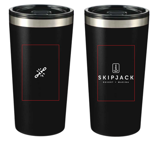 C.O. - Skipjack Black Stainless Steel 16oz Tumbler